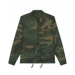 Coacher Aop Camouflage Jacket (Stju879)