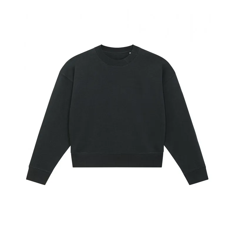 Stella Cropster Terry Women'S Cropped Crew Neck Sweatshirt (Stsw873) Stella Cropster Terry Women'S Cropped Crew Neck Sweatshirt (Stsw873)