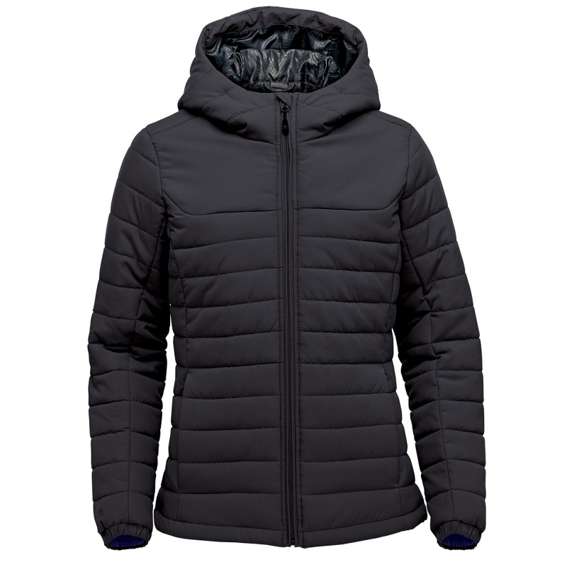Womenís Nautilus Quilted Hooded Jacket
