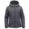Womenís Nautilus Quilted Hooded Jacket
