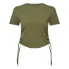 Womenís Tridriæ Ruched Crop Top
