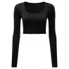 Womenís Tridriæ Ribbed Seamless '3D Fit' Crop Top