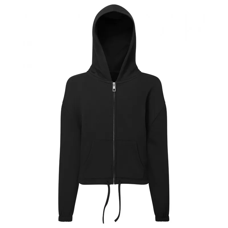 Kids Tridriæ Recycled Cropped Oversize Full-Zip Hoodie