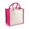 Printers Midi Jute Tote