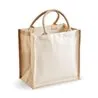 Printers Midi Jute Tote