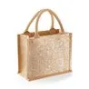 Shimmer Jute Mini Gift Bag
