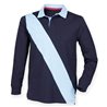 Diagonal Stripe Rugby Shirt Tag Free