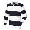 Sewn Stripe Long Sleeve Rugby Shirt