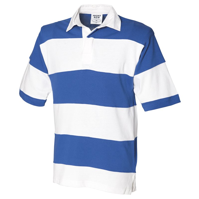 Sewn Stripe Short Sleeve Rugby Shirt
