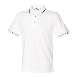 Single Tipped Collar And Cuff Polo Shirt
