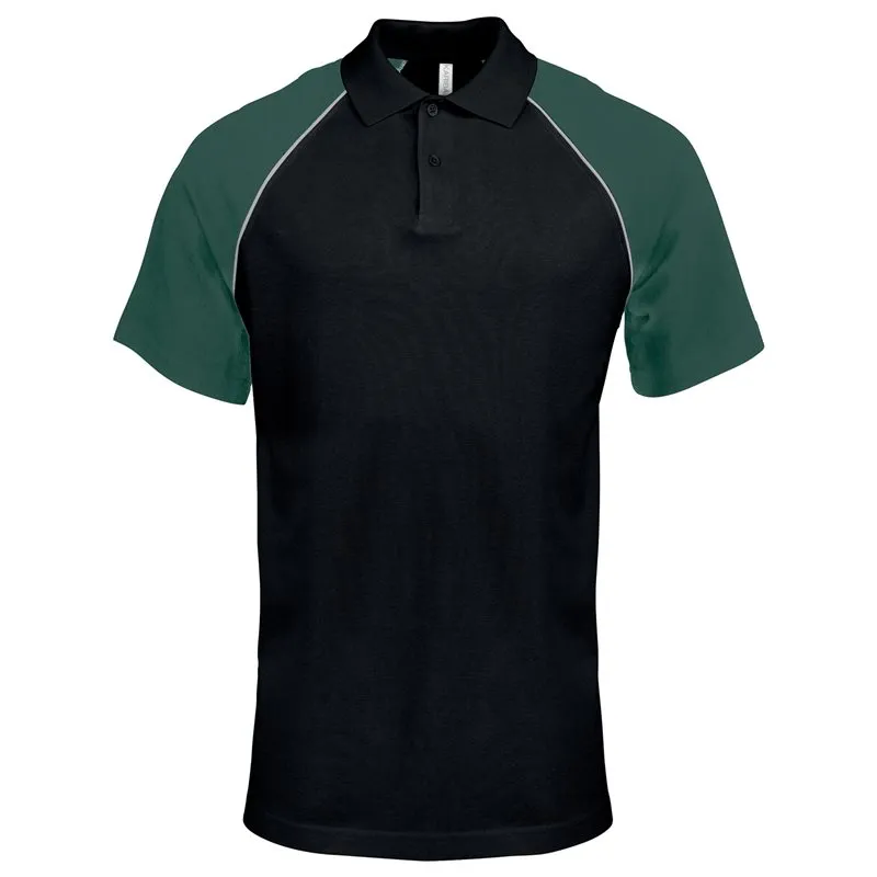 Polo Baseball Contrast Polo Shirt