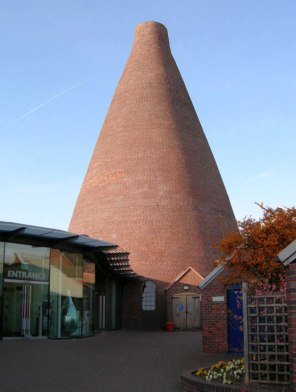 Red Glass Cone in Wordsley